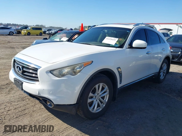 2012 Infiniti FX with VIN JN8AS1MW6CM151333, listed as a IAAI auction lot 41476435 with 54,688 mi miles and . Bid and sale history available at DreamBid. Image 17.