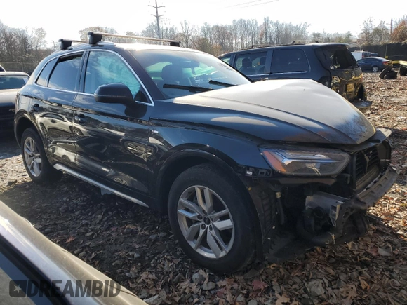 2022 Audi Q5 S line Premium with VIN WA1GAAFY4N2049173, listed as a Copart auction lot 83505184 with 0 mi miles and Salvage Title. Bid and sale history available at carsss.com. Image 4.