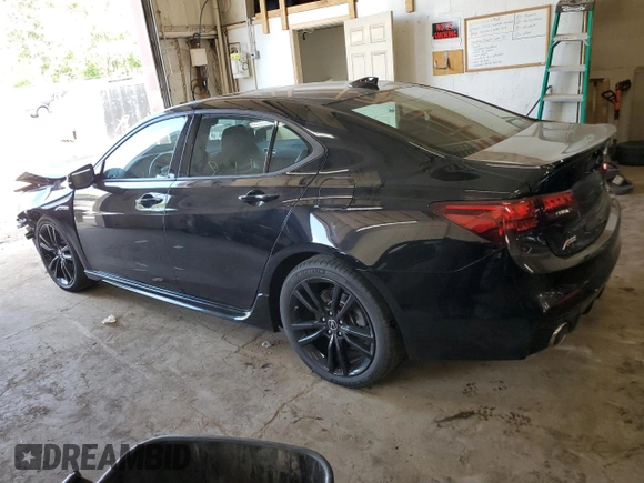 2020 Acura TLX w/A-Spec Pkg with VIN 19UUB3F66LA002442, listed as a Copart auction lot 57103055 with 92,005 mi miles and Salvage title. Bid and sale history available at DreamBid. Image 2.
