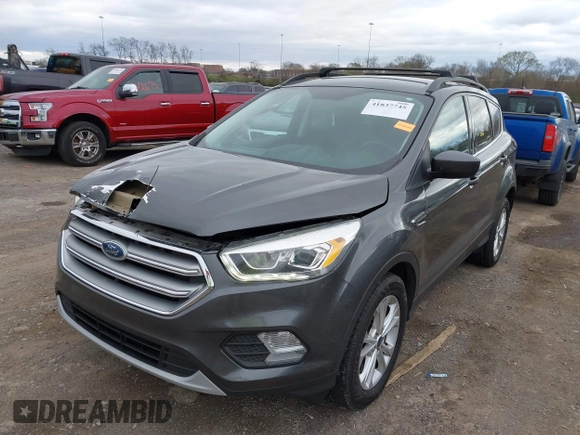 2017 Ford Escape SE with VIN 1FMCU0GD9HUE90819, listed as a IAAI auction lot 41837745 with 123,543 mi miles. Bid and sale history available at carsss.com. Image 17.