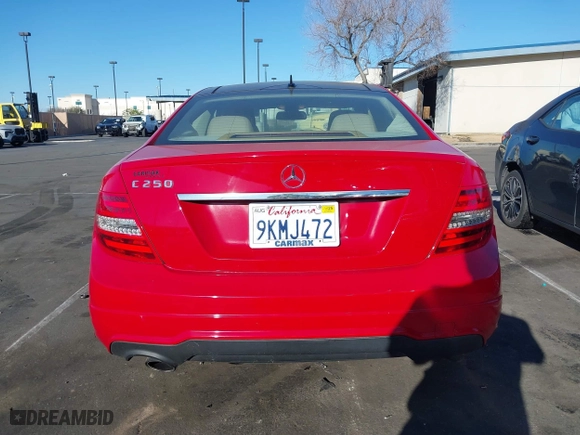 2013 Mercedes-Benz C-Class C 250 with VIN WDDGJ4HB7DF967867, listed as a IAAI auction lot 41765262 with 66,014 mi miles. Bid and sale history available at carsss.com. Image 12.