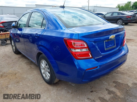 2018 Chevrolet Sonic LT with VIN 1G1JD5SH2J4110558, listed as a IAAI auction lot 42341496 with 56,152 mi miles and . Bid and sale history available at DreamBid. Image 3.