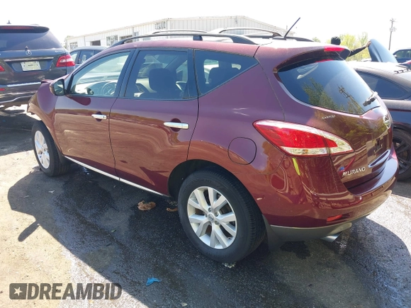 2012 Nissan Murano SV with VIN JN8AZ1MWXCW217561, listed as a IAAI auction lot 42051048 with 107,846 mi miles and . Bid and sale history available at carsss.com. Image 3.