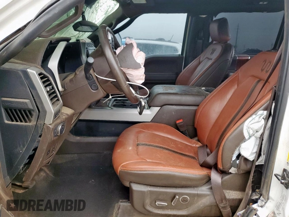 2022 Ford F-250 XL with VIN 1FT7W2BT1NED21300, listed as a Copart auction lot 58690815 with Not provided miles and Salvage title. Bid and sale history available at DreamBid. Image 7.