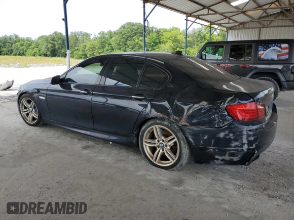 2013 BMW 5 Series 550i with VIN WBAFR9C52DDX79893, listed as a Copart auction lot 84230014 with 173,873 mi miles and Non Repairable. Bid and sale history available at carsss.com. Image 2.