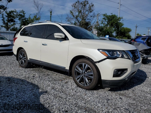 2019 Nissan Pathfinder SV with VIN 5N1DR2MNXKC655451, listed as a Copart auction lot 64904725 with 94,107 mi miles and Clean title. Bid and sale history available at DreamBid. Image 4.