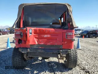 1995 Jeep Wrangler S with VIN 1J4FY19P3SP287072, listed as a Copart auction lot 79582064 with 0 mi miles and Salvage Title. Bid and sale history available at carsss.com. Image 6.