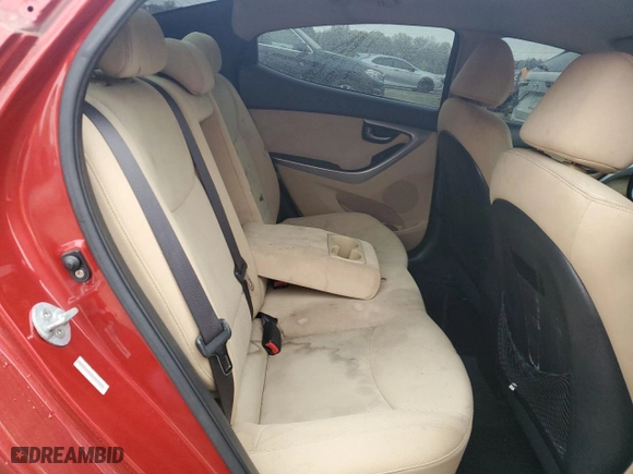 2013 Hyundai Elantra Limited with VIN KMHDH4AE2DU757732, listed as a Copart auction lot 51809055 with 123,548 mi miles and Salvage Title. Bid and sale history available at carsss.com. Image 10.