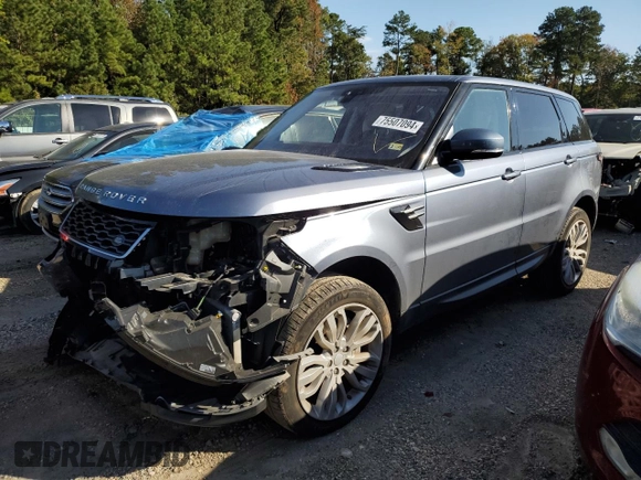 2021 Land Rover Range Rover Sport SE with VIN SALWG2SUXMA752640, listed as a Copart auction lot 75507094 with 47,153 mi miles and Salvage Title. Bid and sale history available at carsss.com. Image 1.