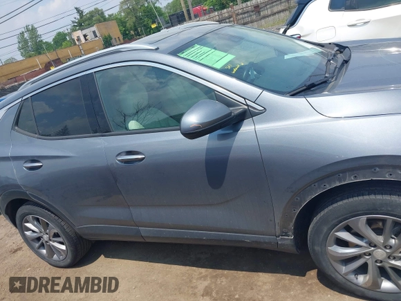 2021 Buick Encore GX Essence with VIN KL4MMGSL3MB134429, listed as a IAAI auction lot 42469245 with 49,427 mi miles and . Bid and sale history available at DreamBid. Image 13.