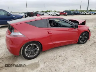2015 Honda CR-Z with VIN JHMZF1D43FS000174, listed as a Copart auction lot 51100715 with Not Provided miles and Salvage Title. Bid and sale history available at DreamBid. Image 3.
