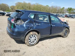 2015 Nissan Rogue SV with VIN KNMAT2MV2FP578307, listed as a Copart auction lot 51224225 with 93,316 mi miles and Salvage Title. Bid and sale history available at carsss.com. Image 3.