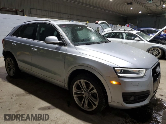 2015 Audi Q3 2.0T Prestige with VIN WA1GFCFS3FR013637, listed as a Copart auction lot 87722265 with 123,721 mi miles and Salvage Title. Bid and sale history available at carsss.com. Image 4.