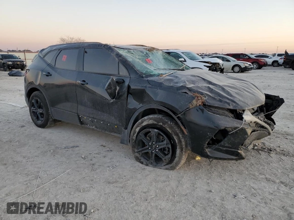 2024 Chevrolet Blazer LT with VIN 3GNKBDR49RS182181, listed as a Copart auction lot 85590934 with Not provided miles and Salvage title. Bid and sale history available at DreamBid. Image 4.