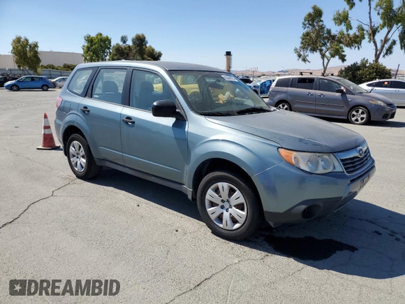 2009 Subaru Forester X with VIN JF2SH61619H757609, listed as a Copart auction lot 65048765 with 106,139 mi miles and Salvage title. Bid and sale history available at DreamBid. Image 4.
