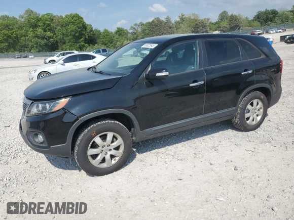 2012 Kia Sorento LX with VIN 5XYKT4A60CG233384, listed as a Copart auction lot 55022945 with 160,141 mi miles and Salvage Title. Bid and sale history available at DreamBid. Image 1.