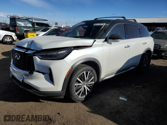 2024 Infiniti QX60 Autograph with VIN 5N1DL1HU7RC333485, listed as a Copart auction lot 83618274 with 12,714 mi miles and Salvage title. Bid and sale history available at DreamBid. Image 1.