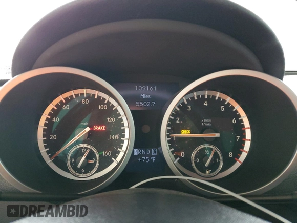 2010 Mercedes-Benz SLK-Class SLK 300 with VIN WDBWK5EA0AF230542, listed as a Copart auction lot 85008954 with 109,161 mi miles and Salvage Title. Bid and sale history available at carsss.com. Image 9.