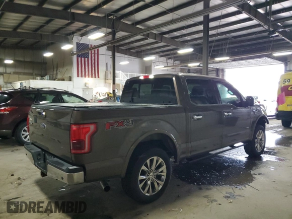 2015 Ford F-150 XLT with VIN 1FTEW1EG4FKD01433, listed as a Copart auction lot 58144465 with 102,059 mi miles and Salvage title. Bid and sale history available at DreamBid. Image 3.