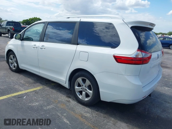 2015 Toyota Sienna LE AAS with VIN 5TDKK3DC4FS628853, listed as a IAAI auction lot 42188704 with 135,340 mi miles and . Bid and sale history available at DreamBid. Image 3.