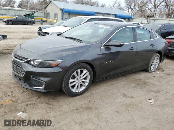 2016 Chevrolet Malibu LT with VIN 1G1ZE5STXGF248477, listed as a Copart auction lot 48372495 with 113,450 mi miles and Salvage Title. Bid and sale history available at DreamBid. Image 1.
