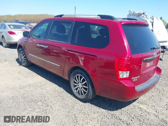 2012 Kia Sedona EX with VIN KNDMH4C70C6417629, listed as a IAAI auction lot 42039065 with 288,061 mi miles. Bid and sale history available at carsss.com. Image 3.