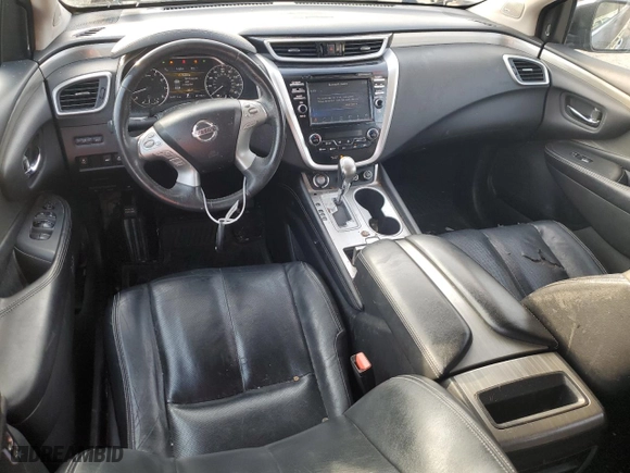 2015 Nissan Murano Platinum with VIN 5N1AZ2MH9FN202168, listed as a Copart auction lot 86910394 with 183,821 mi miles and Salvage Title. Bid and sale history available at carsss.com. Image 8.