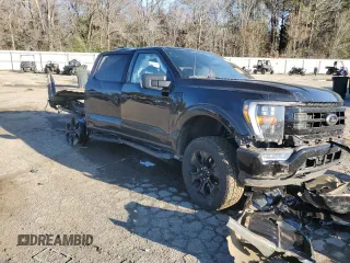 2022 Ford F-150 XL with VIN 1FTFW1E89NFB40954, listed as a Copart auction lot 88728755 with 59,644 mi miles and Salvage Title. Bid and sale history available at carsss.com. Image 4.