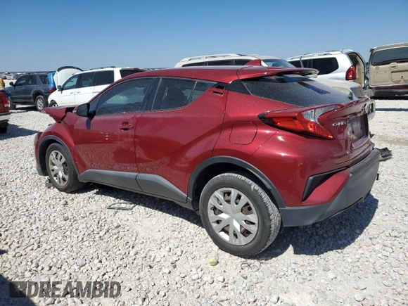 2019 Toyota C-HR XLE with VIN NMTKHMBX2KR082945, listed as a Copart auction lot 48569165 with 46,287 mi miles and Salvage Title. Bid and sale history available at DreamBid. Image 2.