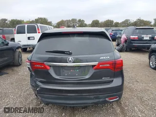 2015 Acura MDX Tech Pkg with VIN 5FRYD4H43FB004106, listed as a IAAI auction lot 40731821 with 99,020 mi miles. Bid and sale history available at carsss.com. Image 16.
