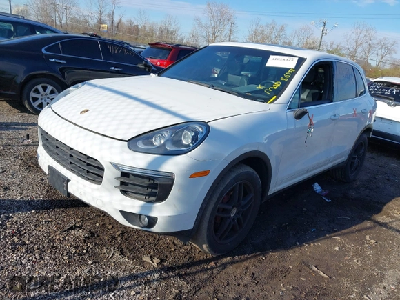 2016 Porsche Cayenne with VIN WP1AA2A20GKA36068, listed as a IAAI auction lot 41828945 with 86,938 mi miles. Bid and sale history available at carsss.com. Image 18.
