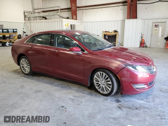 2014 Lincoln MKZ with VIN 3LN6L2J99ER819294, listed as a Copart auction lot 41918765 with 167,620 mi miles and Salvage Title. Bid and sale history available at DreamBid. Image 4.