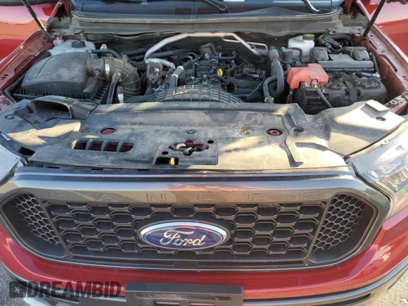 2021 Ford Ranger XL with VIN 1FTER4EH5MLD23952, listed as a Copart auction lot 73545974 with 44,713 mi miles and Salvage Title. Bid and sale history available at carsss.com. Image 12.