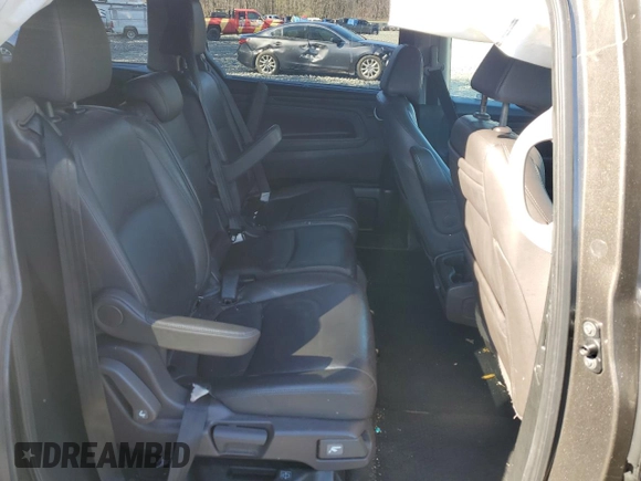 2018 Honda Odyssey EX-L with VIN 5FNRL6H75JB044985, listed as a Copart auction lot 50081345 with 157,688 mi miles and Salvage Title. Bid and sale history available at DreamBid. Image 11.
