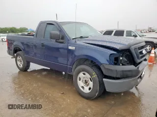 2007 Ford F-150 XL with VIN 1FTRF12217KC92122, listed as a Copart auction lot 60499615 with 110,510 mi miles and Salvage title. Bid and sale history available at DreamBid. Image 4.
