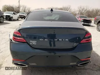 2023 Genesis G70 3.3T with VIN KMTG54TE4PU113520, listed as a Copart auction lot 49345075 with 35,625 mi miles and Salvage Title. Bid and sale history available at DreamBid. Image 6.