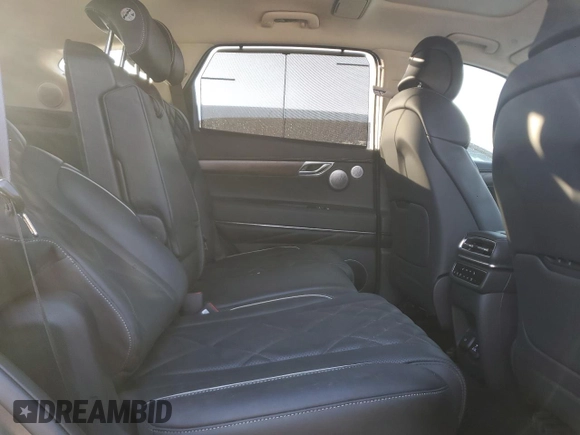 2025 Genesis GV80 Prestige with VIN KMUHEESC7SU212962, listed as a Copart auction lot 83525284 with 121 mi miles and Salvage Title. Bid and sale history available at DreamBid. Image 11.