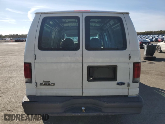 2006 Ford Econoline Cargo with VIN 1FTNE24W56DA55305, listed as a Copart auction lot 47079195 with 165,539 mi miles and Salvage title. Bid and sale history available at DreamBid. Image 6.