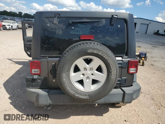 2018 Jeep Wrangler JK Unlimited Sport S with VIN 1C4BJWDG9JL886772, listed as a Copart auction lot 71031344 with 67,891 mi miles and Salvage Title. Bid and sale history available at carsss.com. Image 6.