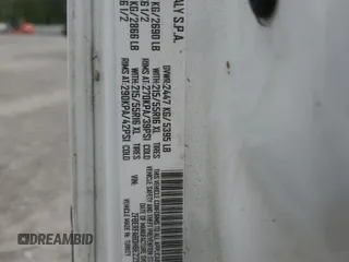 2017 Ram ProMaster City Cargo Tradesman with VIN ZFBERFAB0H6E22587, listed as a Copart auction lot 60967655 with 105,237 mi miles and Salvage title. Bid and sale history available at DreamBid. Image 13.