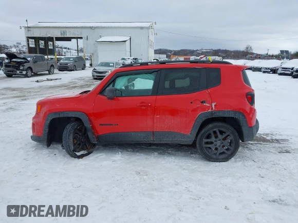 2021 Jeep Renegade Latitude with VIN ZACNJDBBXMPM69912, listed as a IAAI auction lot 41263719 with 48,877 mi miles. Bid and sale history available at carsss.com. Image 14.