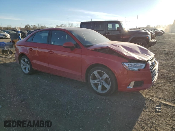 2017 Audi A3 Sedan Premium with VIN WAUB8GFF0H1025943, listed as a Copart auction lot 77510593 with 66,485 mi miles. Bid and sale history available at carsss.com. Image 4.