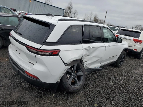 2023 Jeep Grand Cherokee Limited with VIN 1C4RJHBG9PC519067, listed as a Copart auction lot 44983765 with 10,687 mi miles and Salvage Title. Bid and sale history available at carsss.com. Image 3.