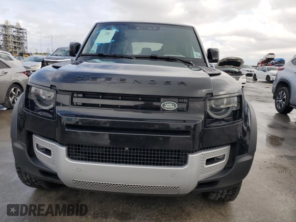 2023 Land Rover Defender SE with VIN SALEP7EU1P2186080, listed as a Copart auction lot 84107764 with 9,780 mi miles and Salvage title. Bid and sale history available at DreamBid. Image 5.