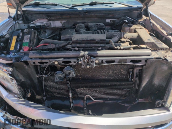 2010 Ford F-150 XL with VIN 1FTFW1EV0AFC02614, listed as a Copart auction lot 58043545 with 138,149 mi miles and Salvage title. Bid and sale history available at DreamBid. Image 11.