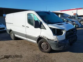2020 Ford Transit Cargo with VIN 1FTYE1Y84LKB43188, listed as a IAAI auction lot 41388755 with 254,023 mi miles and . Bid and sale history available at DreamBid. Image 1.