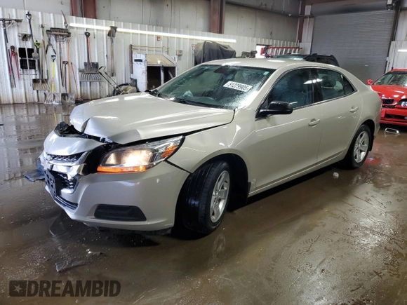2015 Chevrolet Malibu LS with VIN 1G11B5SL2FF108086, listed as a Copart auction lot 51229905 with 132,275 mi miles and Salvage Title. Bid and sale history available at DreamBid. Image 1.
