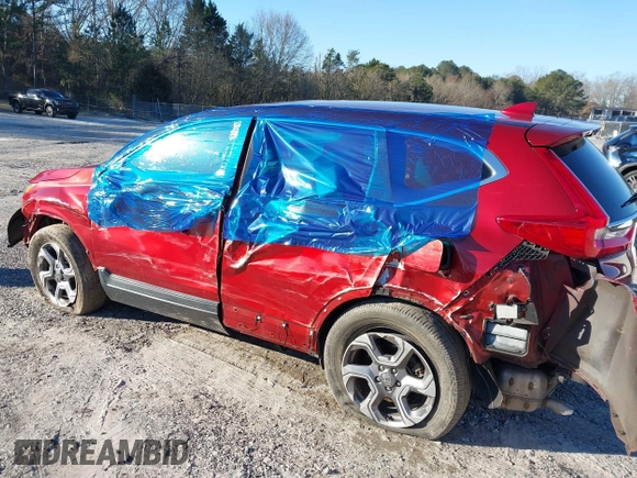 2017 Honda CR-V EX-L with VIN 2HKRW2H8XHH653963, listed as a IAAI auction lot 41644240 with 111,584 mi miles. Bid and sale history available at carsss.com. Image 6.