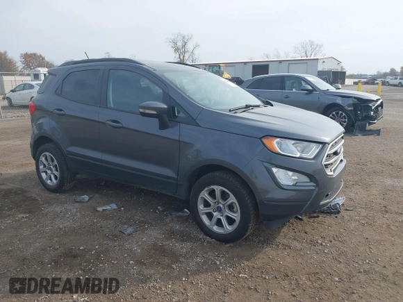 2020 Ford EcoSport SE with VIN MAJ6S3GL1LC344306, listed as a IAAI auction lot 40741310 with 78,937 mi miles and . Bid and sale history available at DreamBid. Image 1.