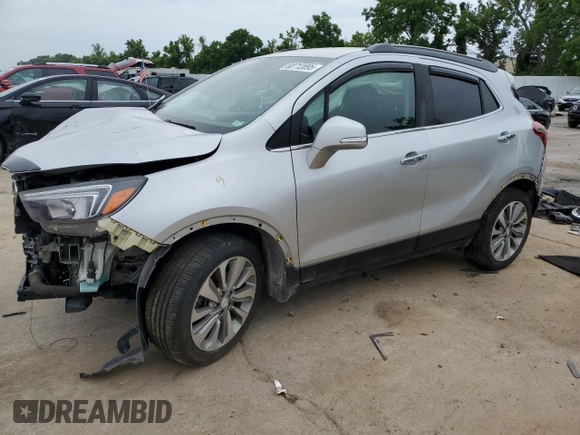2017 Buick Encore Preferred z VIN KL4CJASB9HB049609, wystawiony jako Copart lot #60712895 z przebiegiem 137 014 mil mil oraz Szkoda całkowita • Salvage title. Historia ofert i sprzedaży dostępna na DreamBid. Obrazek 1.